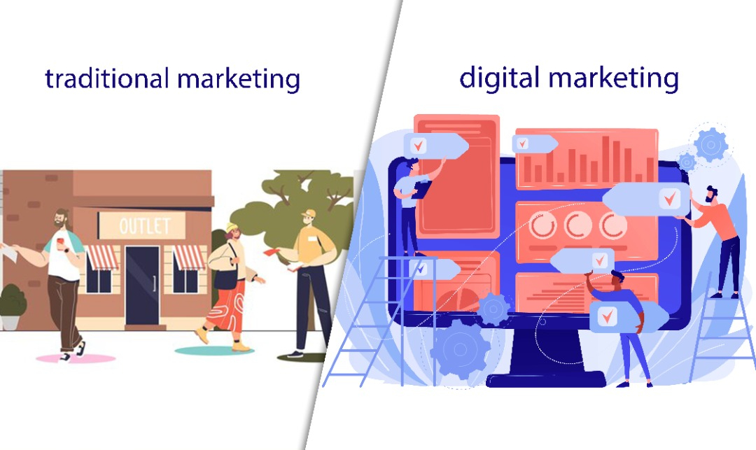 تفاوت بازاریابی دیجیتال (آنلاین) و بازاریابی سنتی (آفلاین)